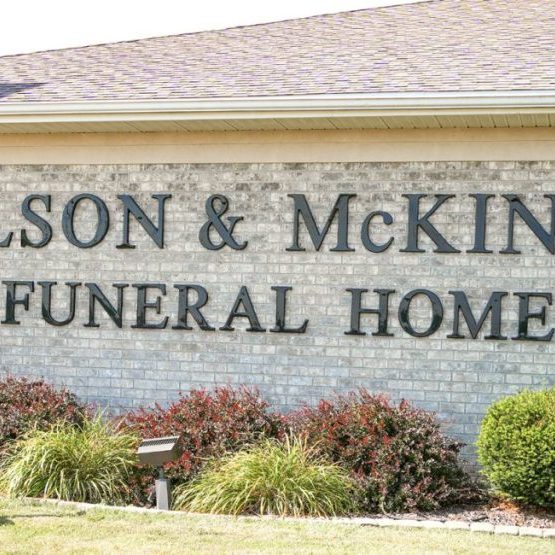 Sandra (McKinnon) Triplett, owner and operator of Wilson & McKinnon Funeral Home, is pictured outside the newly renamed funeral home in Kahoka. The name change became official on July 6, 2026.